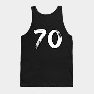 Number 70 Tank Top